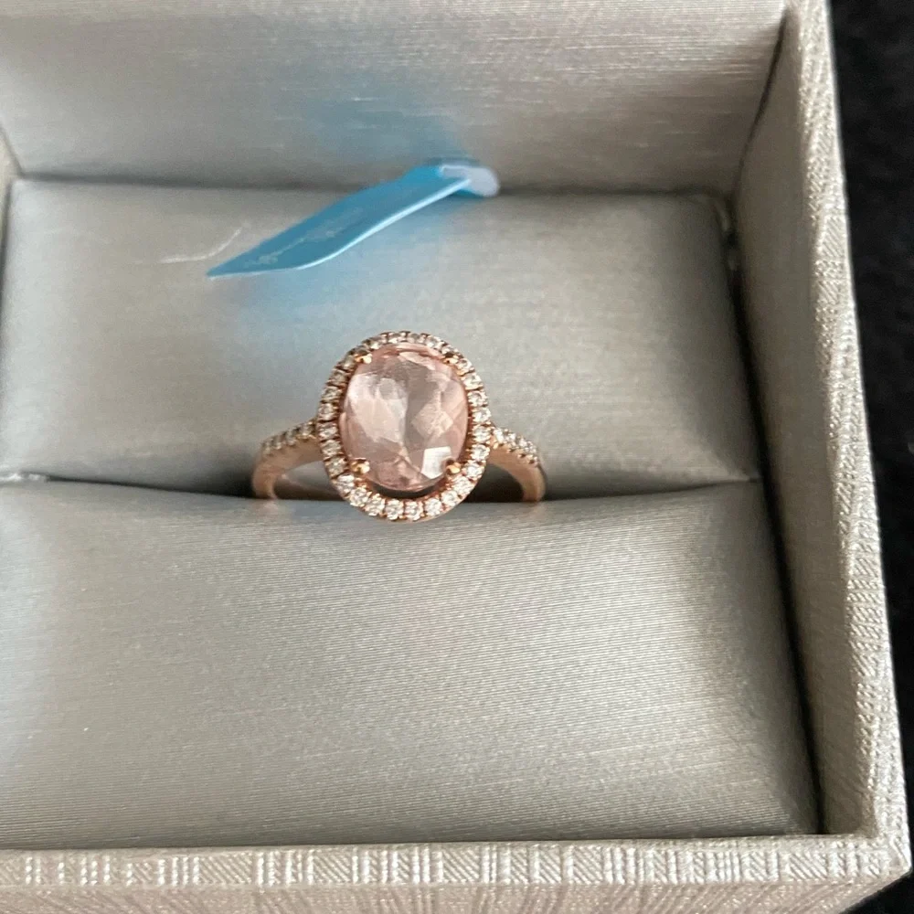 Morganite ring - Picture 2 of 6